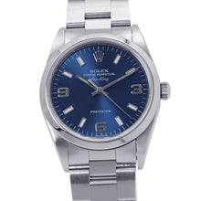 Load image into Gallery viewer, ROLEX Air-King W34mm Stainless Steel Blue Dial14000M