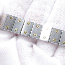 将图像加载到图库查看器中,CARTIER Santos Octagon SM W25mm Stainless Steel K18YG Ivory DialW2001683