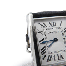 将图像加载到图库查看器中,CARTIER Tank must LM H33.7mm×W25.5mm Stainless Steel Leather Silver DialWSTA0041