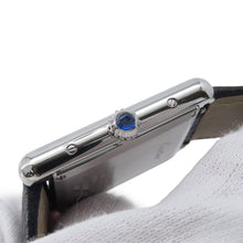 将图像加载到图库查看器中,CARTIER Tank must LM H33.7mm×W25.5mm Stainless Steel Leather Silver DialWSTA0041