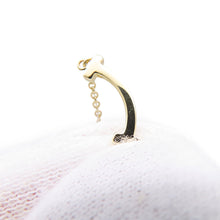 将图像加载到图库查看器中,TIFFANY&Co. T Smile Necklace Size Mini62617640 18K Yellow Gold