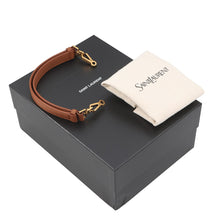 Load image into Gallery viewer, SAINT LAURENT PARIS Voltaire Handbag Brown/Beige818896 Canvas Leather Size Mini
