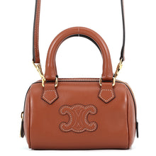 Load image into Gallery viewer, CELINE Cuir Triomphe Gold10P043ESM.04LU Smooth Calf Leather Size Mini