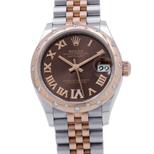 Load image into Gallery viewer, ROLEX Datejust Diamond Bezel W31mm Stainless Steel K18PG Chocolate Dial278341RBR
