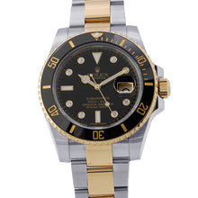 Load image into Gallery viewer, ROLEX Submariner Date W40mm Stainless Steel K18YG Black Dial116613GLN