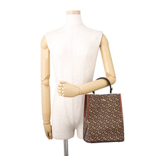 Load image into Gallery viewer, BURBERRY TBMonogram Peggy 2WAY Bag SM Beige/Black/Brown8026825 PVC Leather