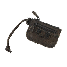 将图像加载到图库查看器中,BALENCIAGA Lucagol Coin purse Dark Brown/Black776769 Denim