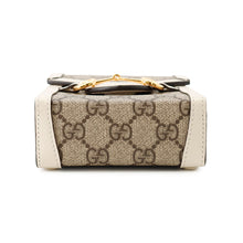 Load image into Gallery viewer, GUCCI Horsebit 1955 GG Supreme Shoulder Bag Beige/Brown/White625615 GG Supreme Leather