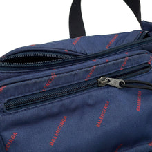 Load image into Gallery viewer, BALENCIAGA Explorer Belt Pack Crossbody Bag Navy/Red482389 Nylon