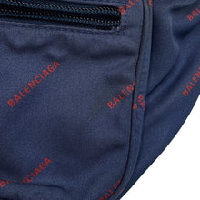 Load image into Gallery viewer, BALENCIAGA Explorer Belt Pack Crossbody Bag Navy/Red482389 Nylon