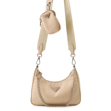 将图像加载到图库查看器中,PRADA Re-Edition 2005 2WAYBag Beige1BH204 Nylon