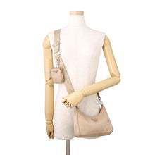 将图像加载到图库查看器中,PRADA Re-Edition 2005 2WAYBag Beige1BH204 Nylon