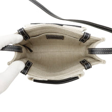 Load image into Gallery viewer, Chloe Woody 2WAYBag Beige/BlackCHC22AP237I26 Canvas Leather Size Mini