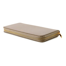 将图像加载到图库查看器中,CELINE Large zipped wallet Greige10B553BEL.10BL Leather