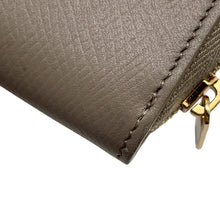 将图像加载到图库查看器中,CELINE Large zipped wallet Greige10B553BEL.10BL Leather