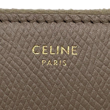 将图像加载到图库查看器中,CELINE Large zipped wallet Greige10B553BEL.10BL Leather