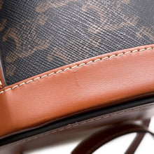 Load image into Gallery viewer, CELINE Tambour Medium Shoulder Bag Tan195192 PVC Leather Size Medium