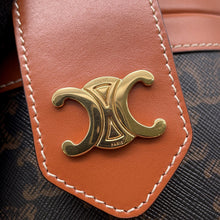 Load image into Gallery viewer, CELINE Tambour Medium Shoulder Bag Tan195192 PVC Leather Size Medium
