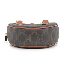 将图像加载到图库查看器中,CELINE Triomphe Heart 2WAY Bag Tan198222 PVC Leather