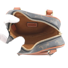 将图像加载到图库查看器中,CELINE Triomphe Heart 2WAY Bag Tan198222 PVC Leather