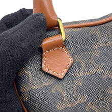将图像加载到图库查看器中,CELINE Triomphe Heart 2WAY Bag Tan198222 PVC Leather