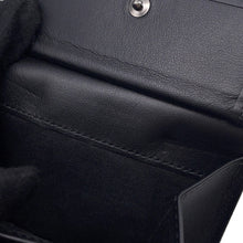 Load image into Gallery viewer, Dior saddle compact wallet Black/Beige2ADBC306YKS Canvas/Leather