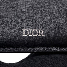 Load image into Gallery viewer, Dior saddle compact wallet Black/Beige2ADBC306YKS Canvas/Leather