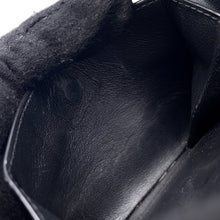 Load image into Gallery viewer, SAINT LAURENT PARIS Cassandra Logo Compact Wallet Black610193 Leather