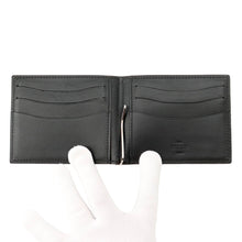Load image into Gallery viewer, Berluti calligraphy money clip Brown Leather