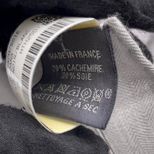 Load image into Gallery viewer, HERMES Carre GRRRRR! Bandana Size 65 Gris Claire/Black/White Cashmere70% Silk30%