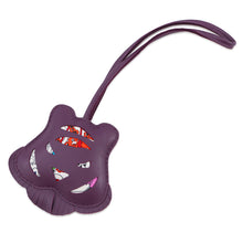 Load image into Gallery viewer, HERMES Petit H TigerBag Charm Anemone Swift Leather Silk
