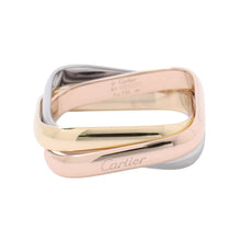 将图像加载到图库查看器中,CARTIER Trinity Cushion Ring Classic Model Size 61/#21 ClassicB4240661/B4240600 K18YG K18WG K18PG