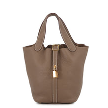 Load image into Gallery viewer, HERMES Picotin Lock Etoupe Taurillon Clemence Size PM