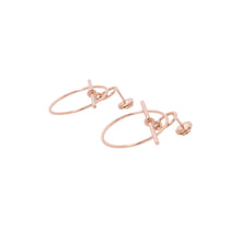 Load image into Gallery viewer, HERMES Echappee Loop Earrings Size PM 18K Pink Gold