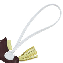 将图像加载到图库查看器中,HERMES Rodeo Bag Charm RougeSellier/Jaune Bourgeon/Blue Brume Lambskin Size PM