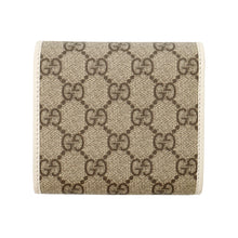 Load image into Gallery viewer, GUCCI Horsebit 1955 Wallet Ivory/Beige621891 Leather/GG Supreme