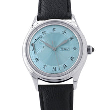 Load image into Gallery viewer, Chrono Tokyo Jubilee Sensu EOL White Blue W38mm Stainless Steel Leather Prussian Blue/Hokusai Blue DialCP25BB