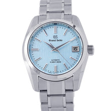 Load image into Gallery viewer, SEIKO Grand Seiko Heritage Collection Mechanical Hi-Beat 36000 W37mm Stainless Steel Ice blue DialSBGH347