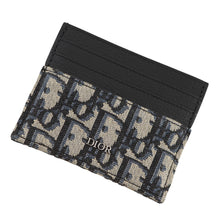 Load image into Gallery viewer, Dior Oblique card holder Beige/Navy2ESCH135YSE_H05E Canvas/Leather