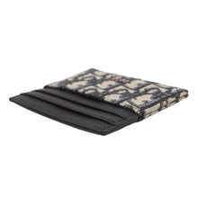 Load image into Gallery viewer, Dior Oblique card holder Beige/Navy2ESCH135YSE_H05E Canvas/Leather