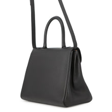 将图像加载到图库查看器中,Delvaux Delvaux Brion Black Calf Leather Size MM