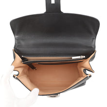 将图像加载到图库查看器中,Delvaux Delvaux Brion Black Calf Leather Size MM