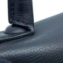 将图像加载到图库查看器中,Delvaux Delvaux Brion Black Calf Leather Size MM