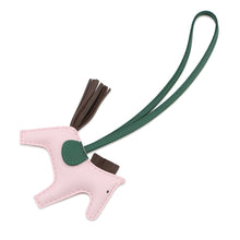 Load image into Gallery viewer, HERMES Rodeo Rose Darling / Vert Chypre / Chocolate Lambskin Size PM