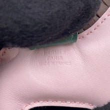 Load image into Gallery viewer, HERMES Rodeo Rose Darling / Vert Chypre / Chocolate Lambskin Size PM