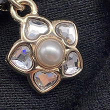 Load image into Gallery viewer, CHANEL Chain motif bag charm icon choker necklace star clover CC logo Black/GoldABG275 Metal Leather Rhinestone