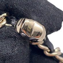 Load image into Gallery viewer, CHANEL Chain motif bag charm icon choker necklace star clover CC logo Black/GoldABG275 Metal Leather Rhinestone