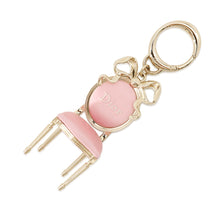 Load image into Gallery viewer, Dior Chair motif Icon Bag Charm PinkV1975WOMML_D25K Metal Satin