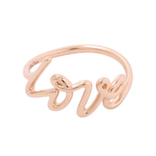 Load image into Gallery viewer, TIFFANY&Co. Paloma Graffiti Love Ring Size Small/Approximately size 1260571503 18K Pink Gold