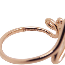 Load image into Gallery viewer, TIFFANY&Co. Paloma Graffiti Love Ring Size Small/Approximately size 1260571503 18K Pink Gold